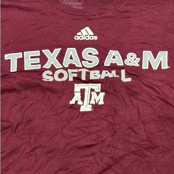 Vintage Tees - Adidas Texas A&M Softball Graphic Tee*SZ 2XL - Picture 2 of 4